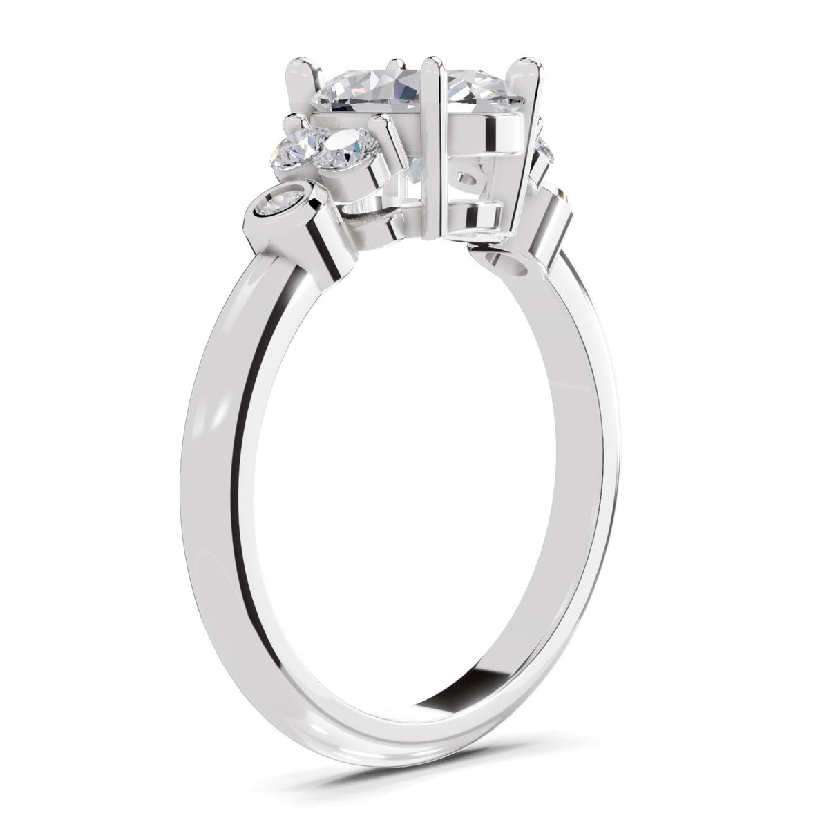 Dazzling Oval Solitaire Diamond Ring