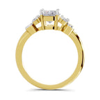Dazzling Oval Solitaire Diamond Ring
