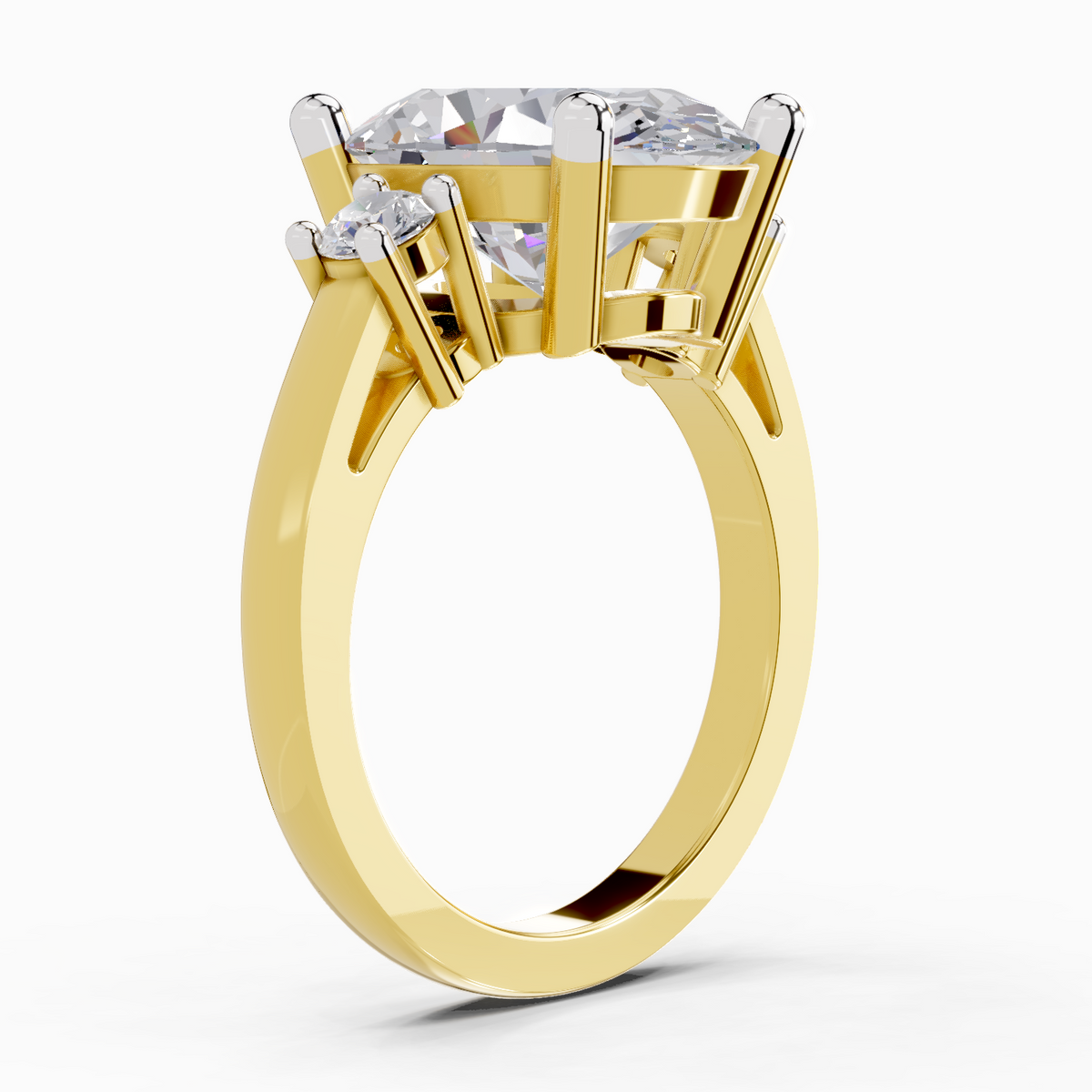 Elegant Oval Diamond Engagement Ring