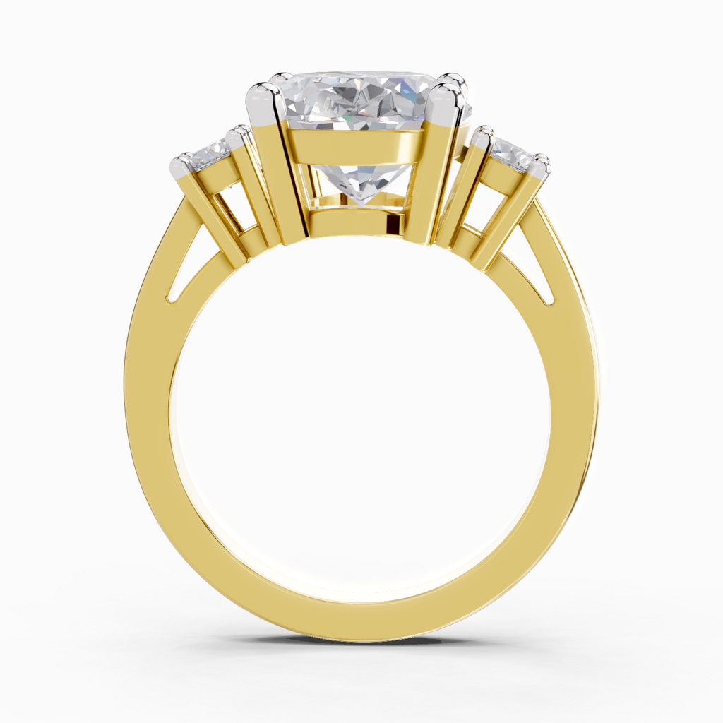 Elegant Oval Diamond Engagement Ring