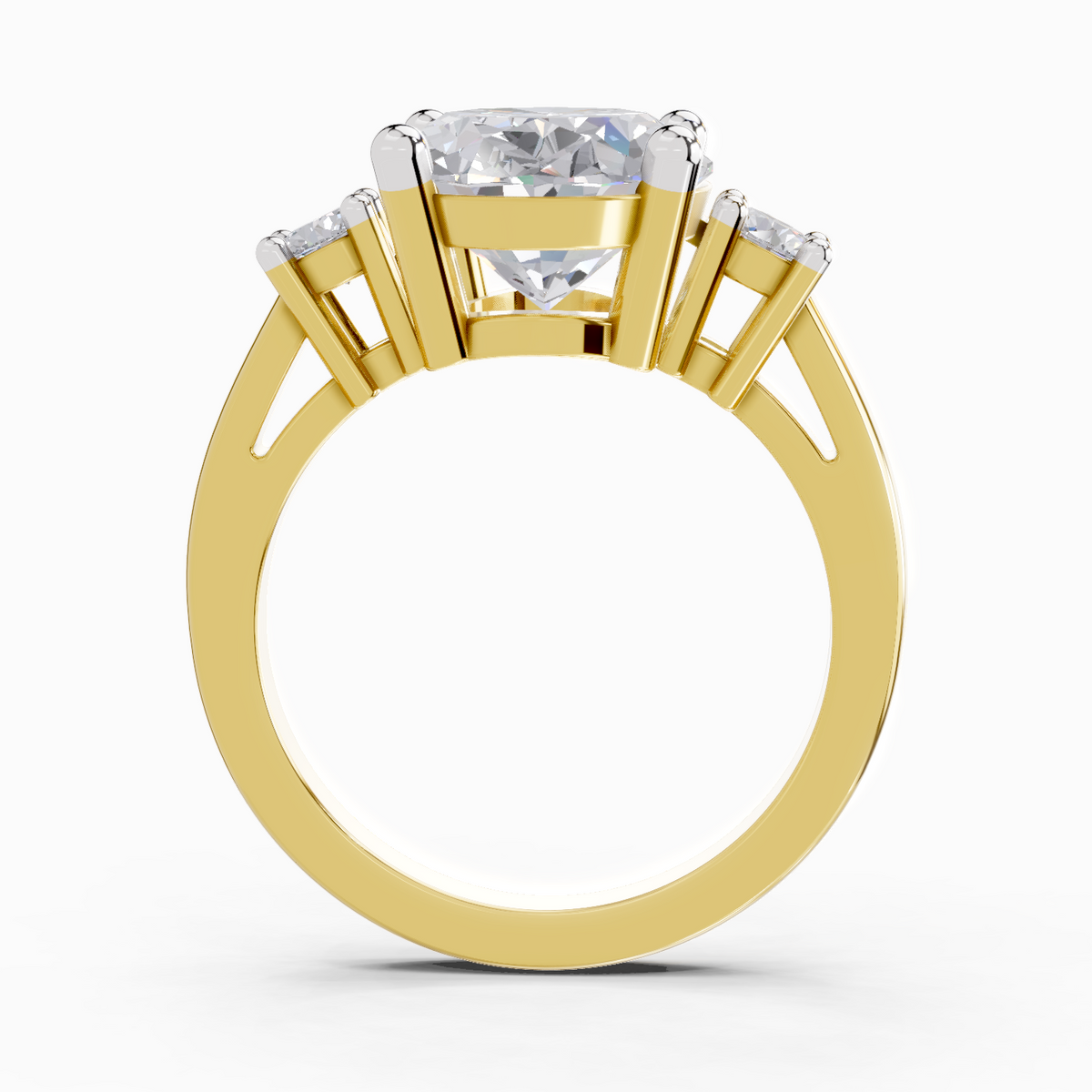 Elegant Oval Diamond Engagement Ring