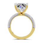 Majestic Princess-Cut Solitaire Diamond Ring