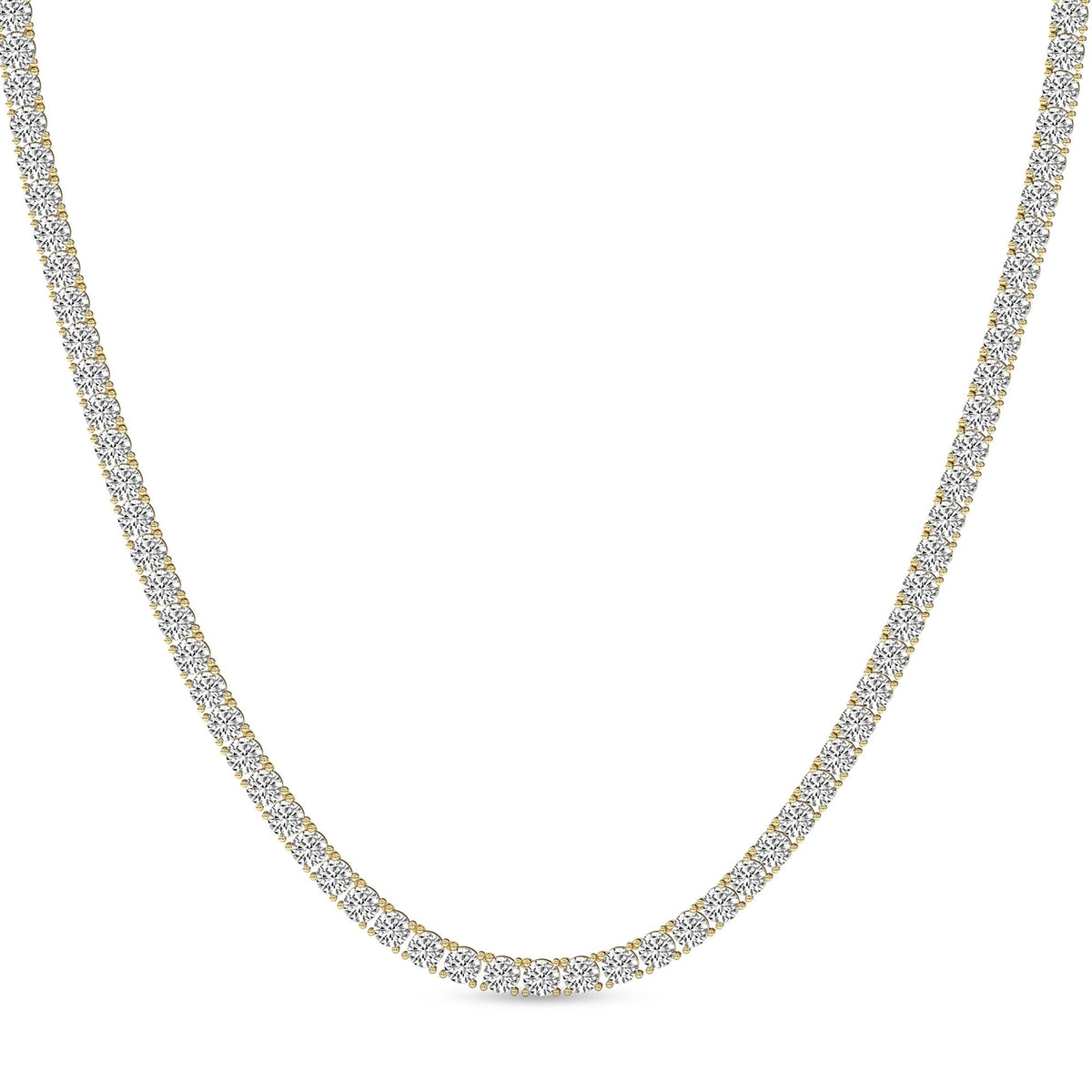 5.03 Carat 14K Gold Eloria Tennis Necklace