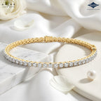 Arias by Lara Dutta Graceful Round Tennis Diamond Bracelet