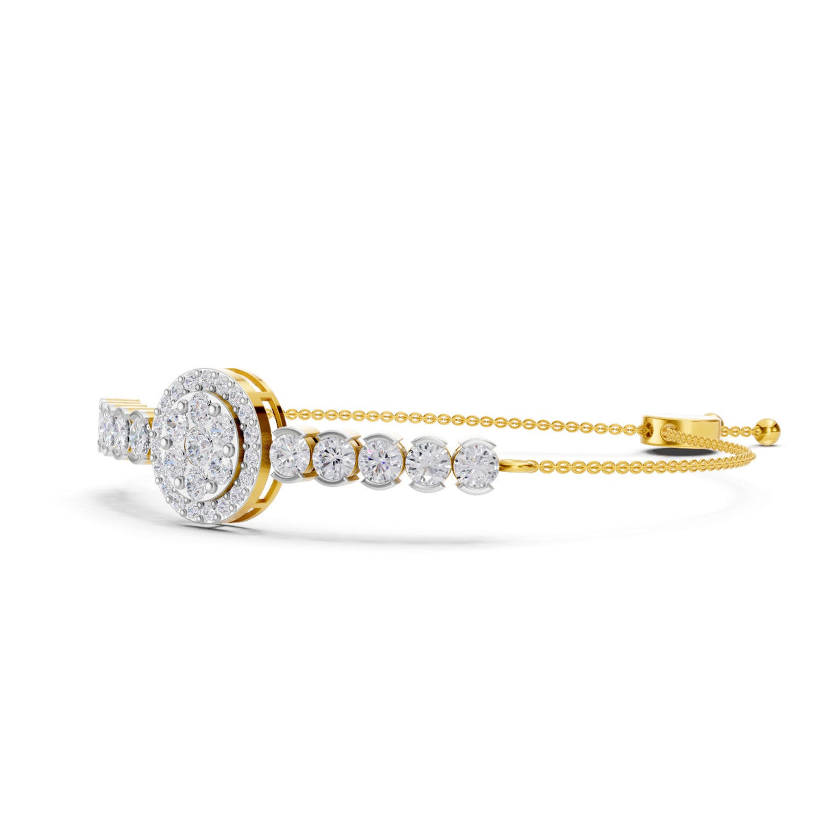 2.45 Carat Fashion Bracelet 14K