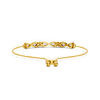 1.52 Carat Pear Shaped Fashion Bracelet 14K