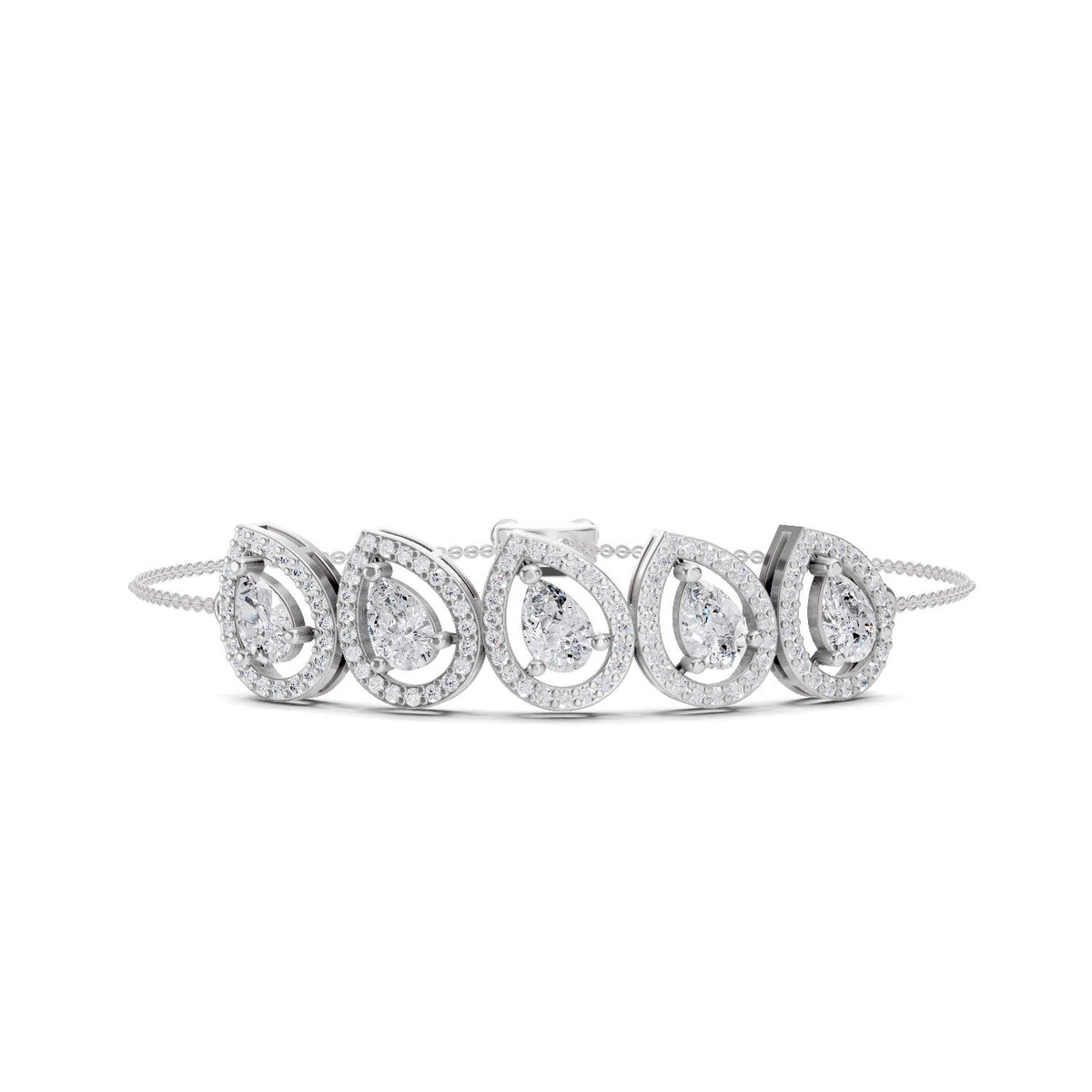 Celestial Pear Diamond Bracelet