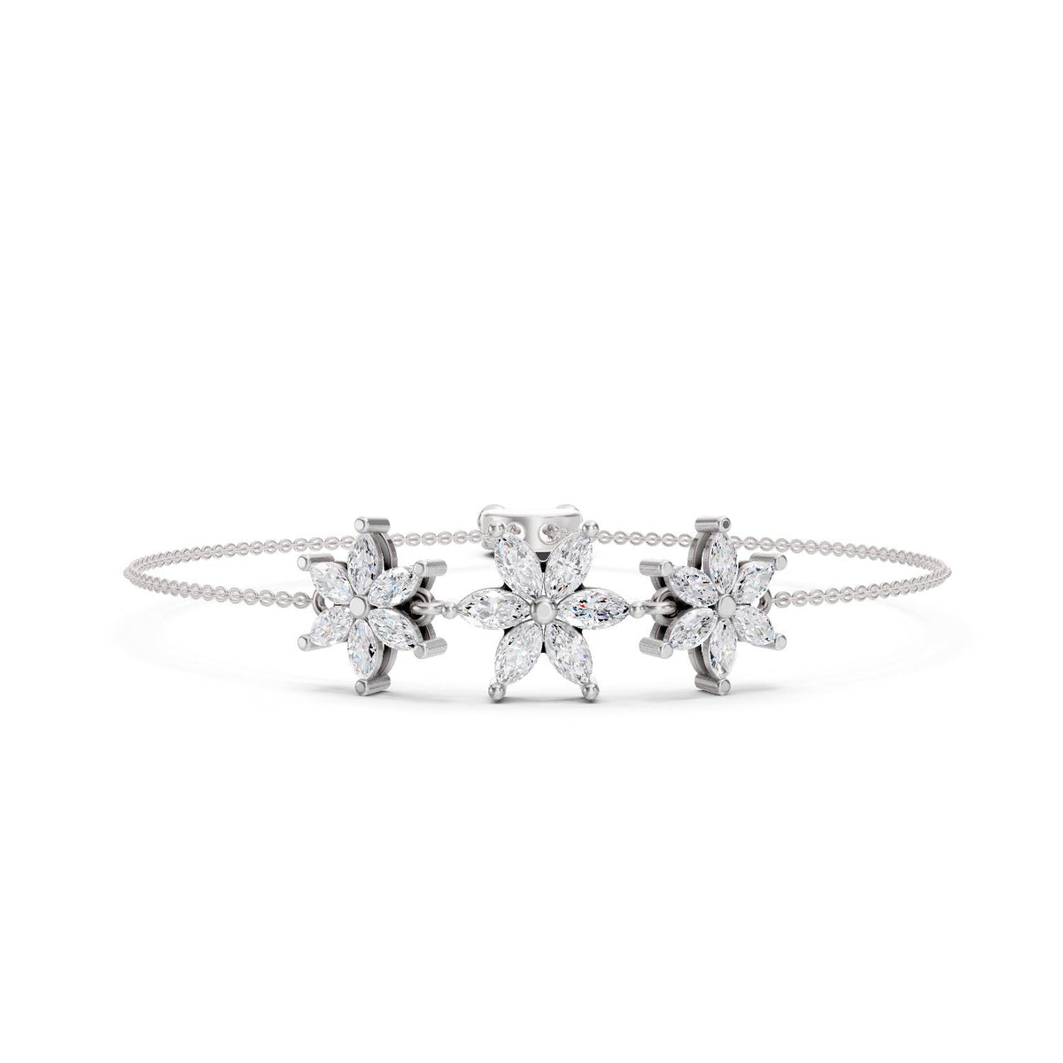 Majestic Marquise Diamond Bracelet