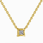 1.2 Carat Princess Shape Solitaire Diamond 14K
