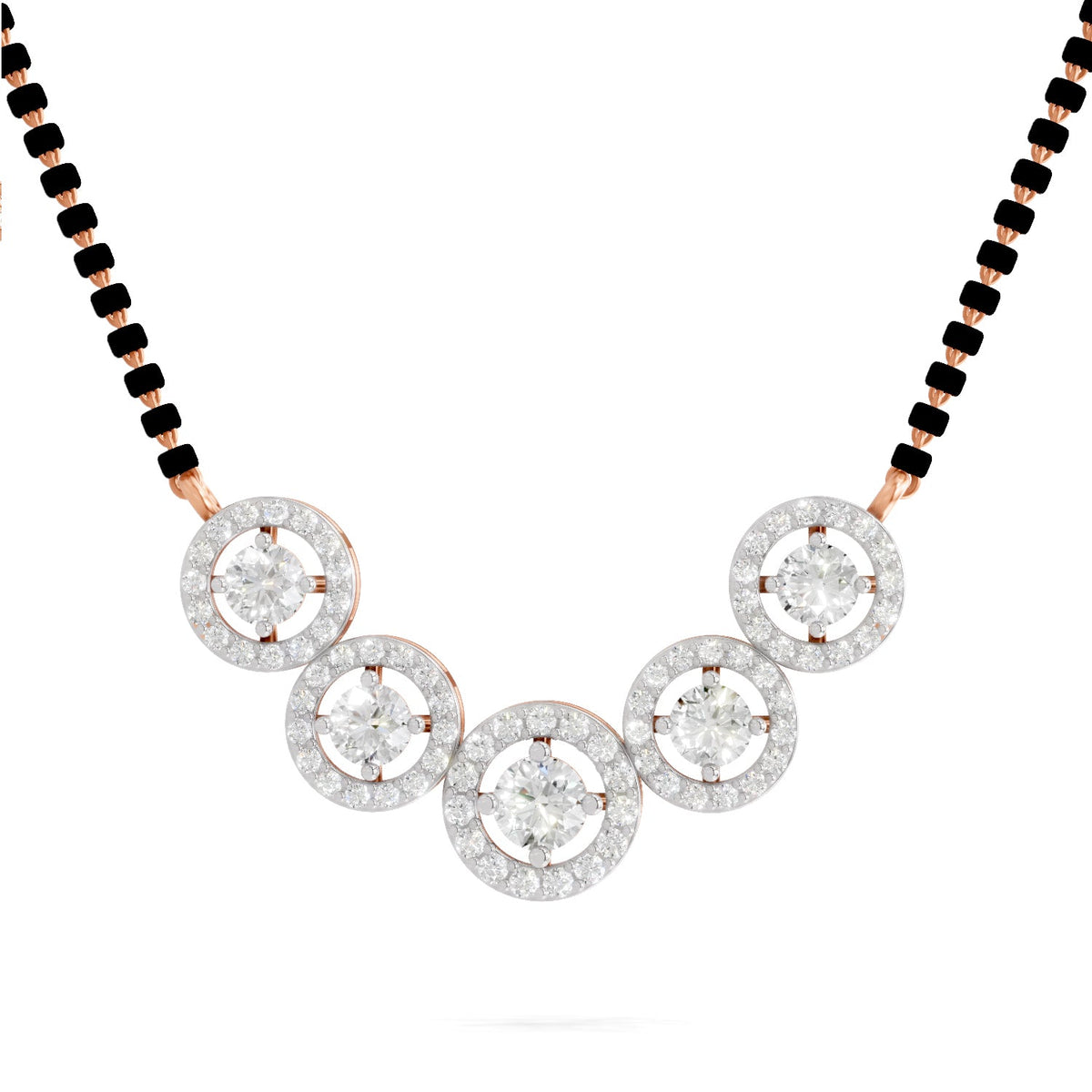 Pristine Halo Diamond Necklace