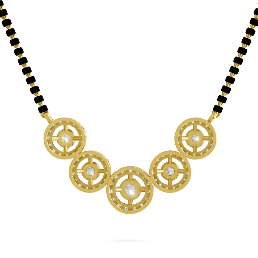 1 Carat Halo Diamond Necklace 14K