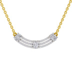 1.1 Carat Trinity Diamond Pendant Necklace 14K