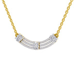 1.1 Carat Trinity Diamond Pendant Necklace 14K