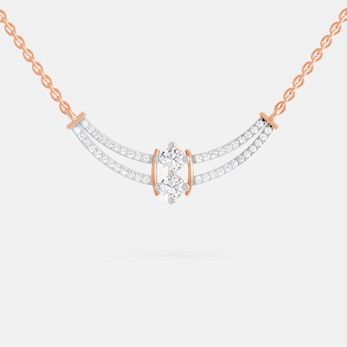 Eternal Round Diamond Necklace