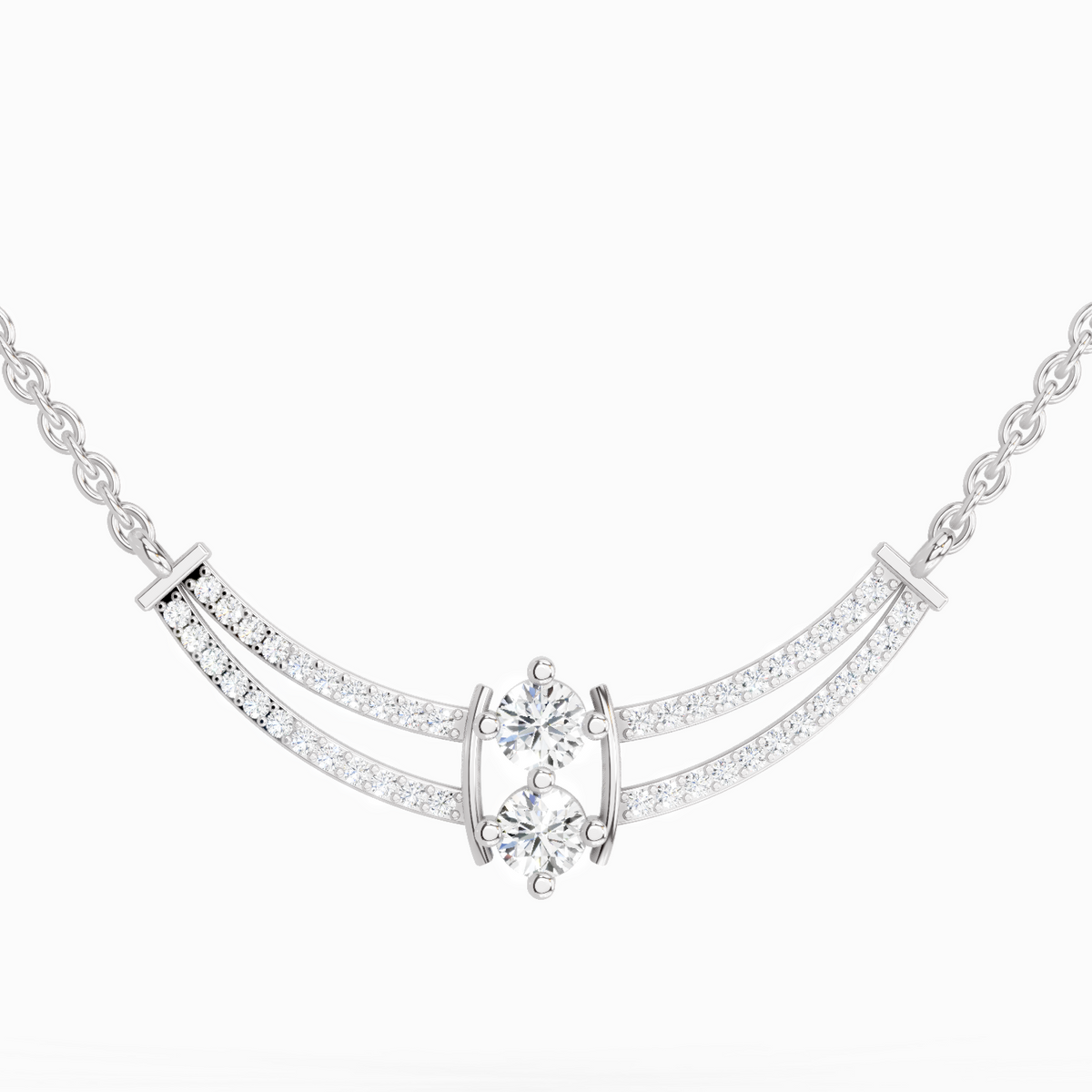Eternal Round Diamond Necklace