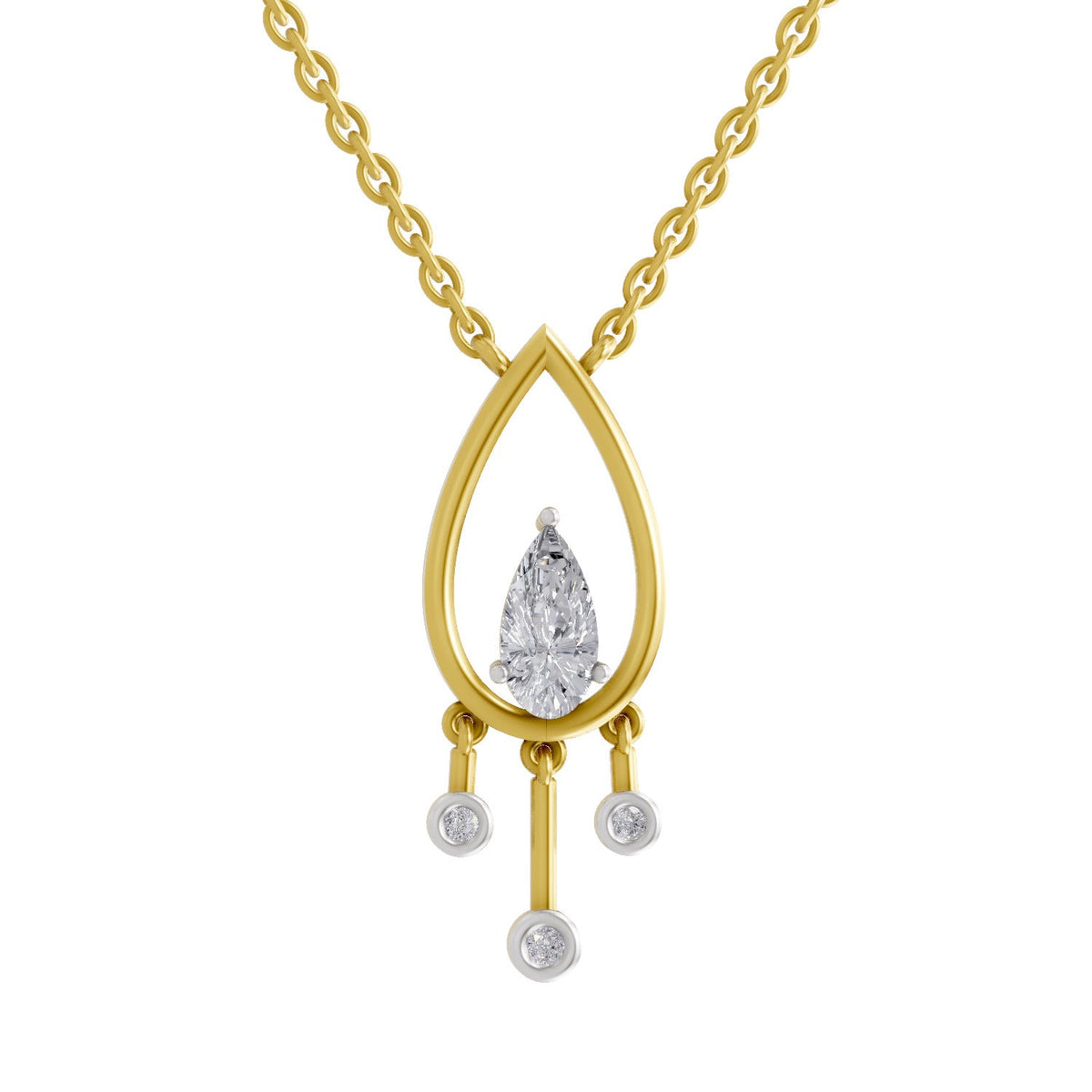 1.01 Carat Pear Shaped 14K