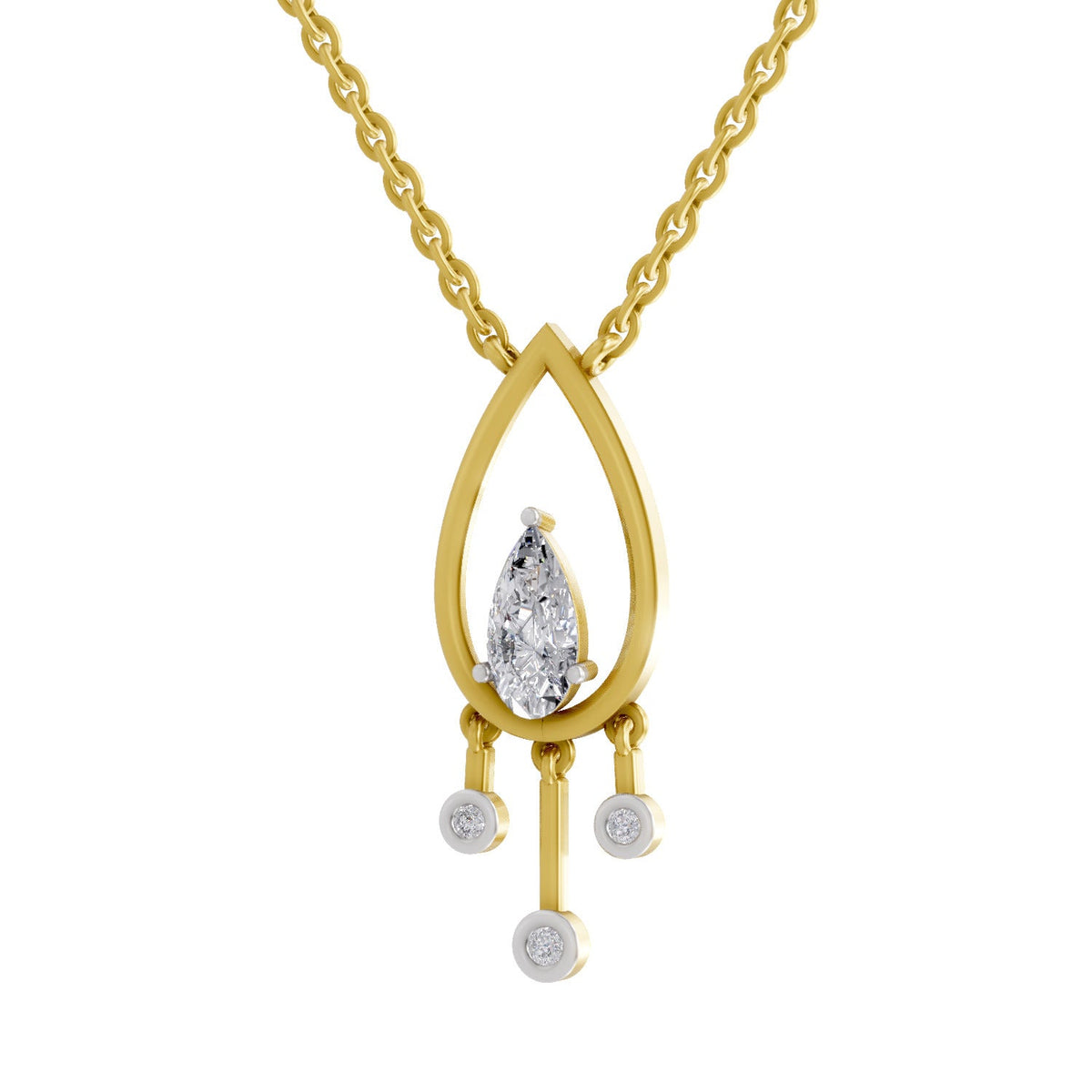 1.01 Carat Pear Shaped 14K