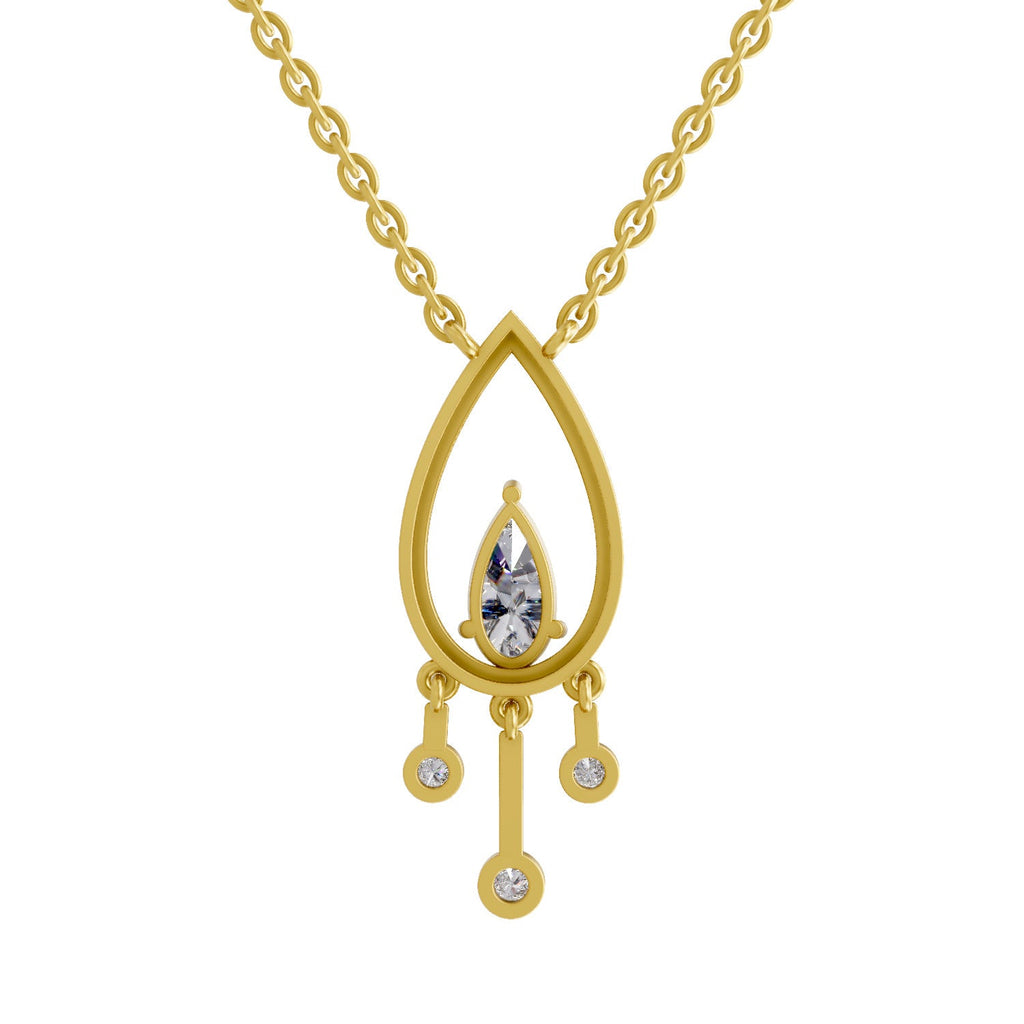 1.01 Carat Pear Shaped 14K
