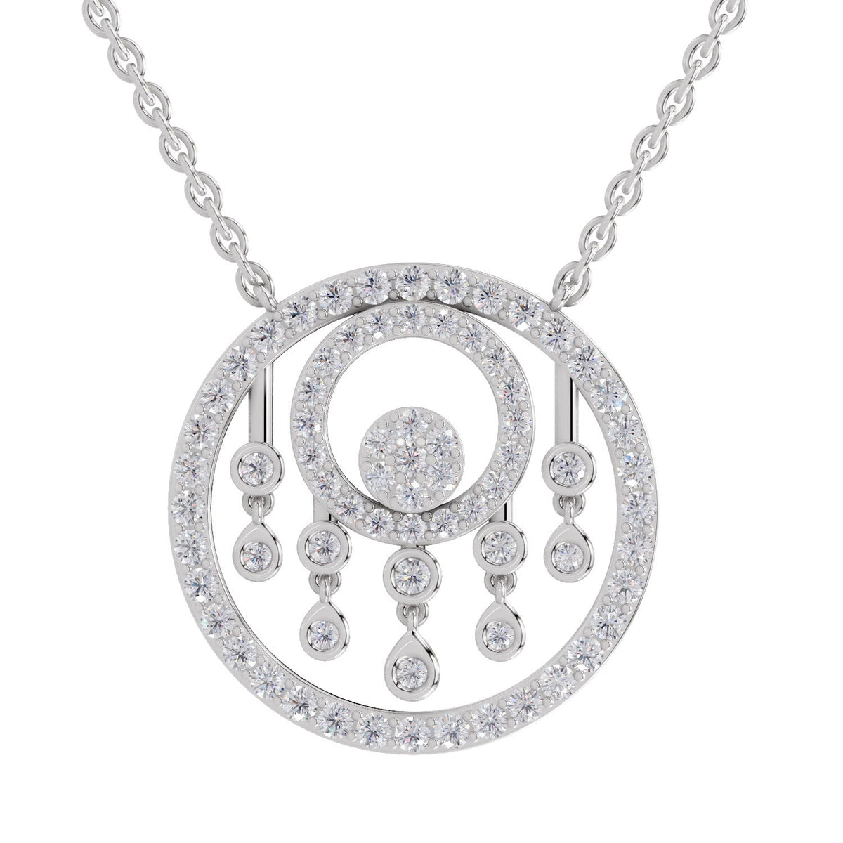 Shimmering Diamond Necklace