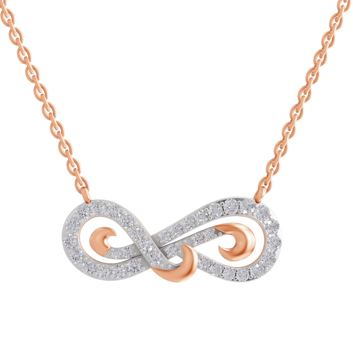 Gleaming Diamond Necklace