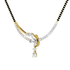 1.66 Carat Diamond Curved Cluster Pendant Pendant Necklace 14K