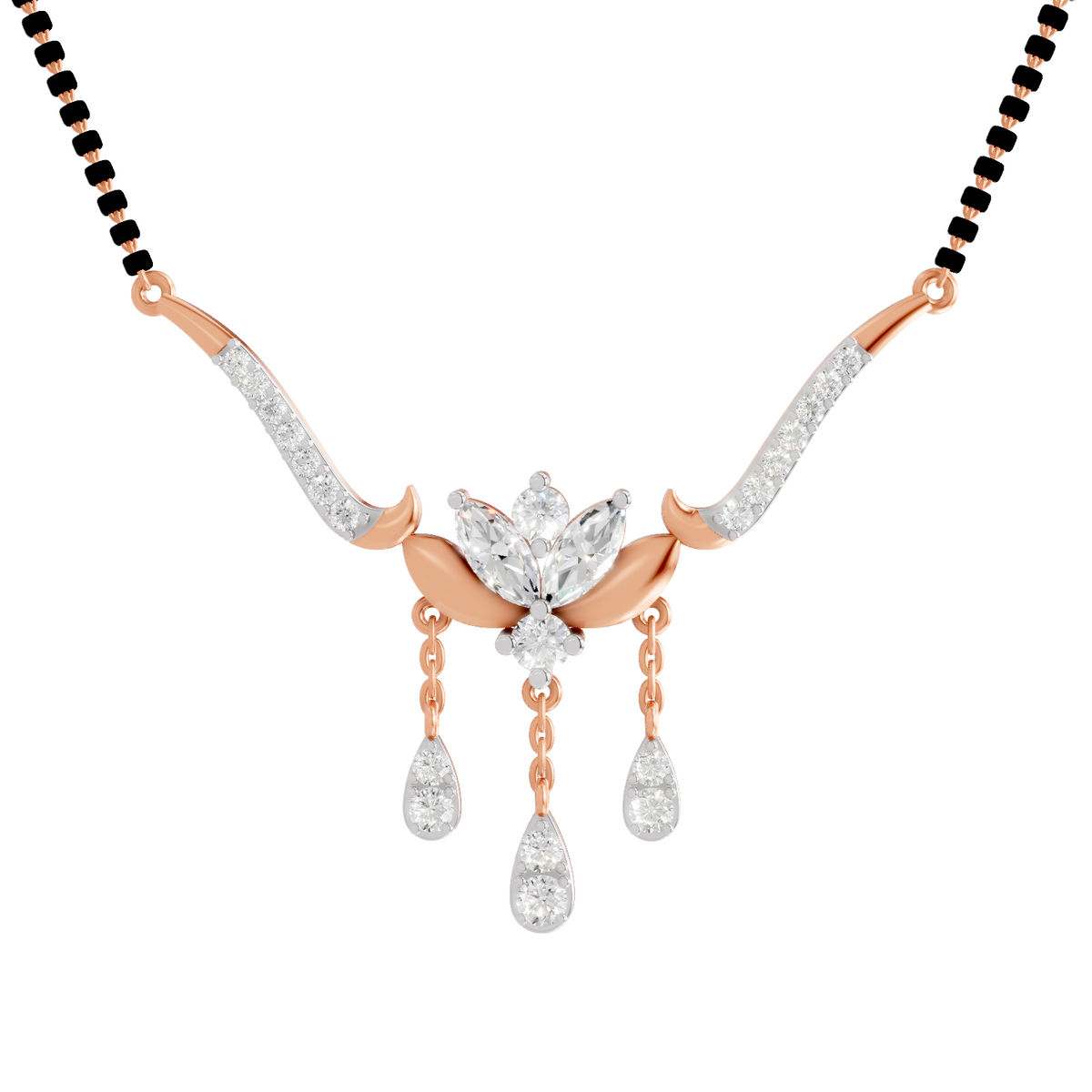 Opulent Marquise Diamond Mangalsutra