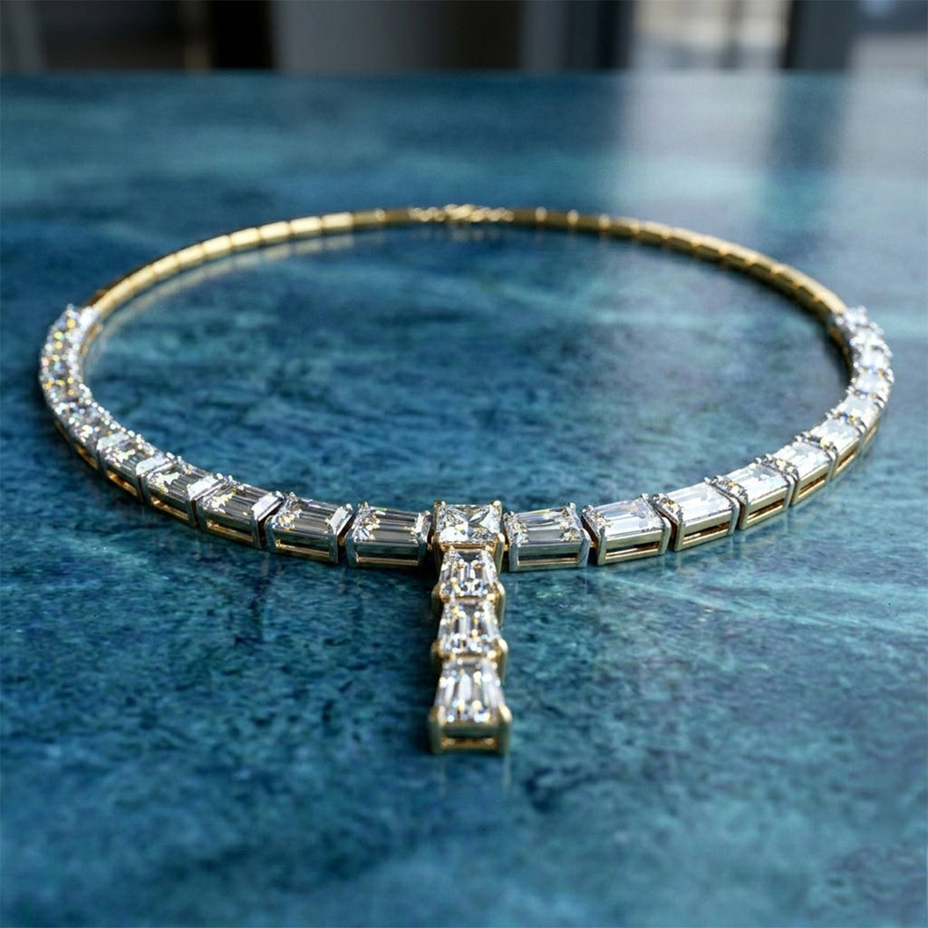 29.26 Carat 14K Gold Elegance Y Drop