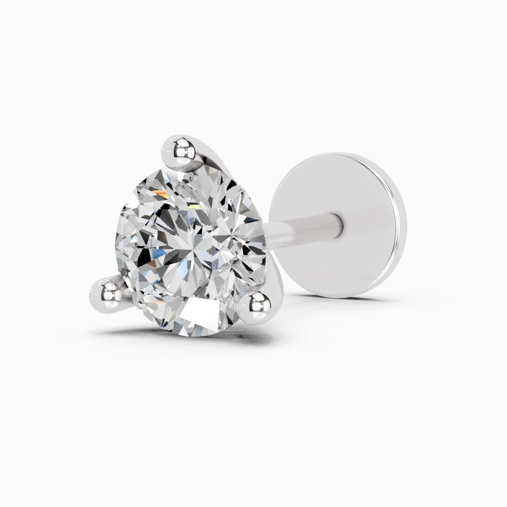 Iconic Solitaire Diamond Nose Pin