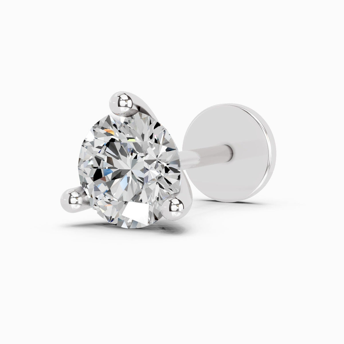 Iconic Solitaire Diamond Nose Pin