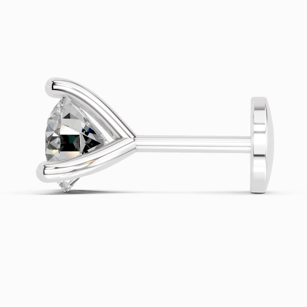 Dazzling Solitaire Diamond Nose Pin