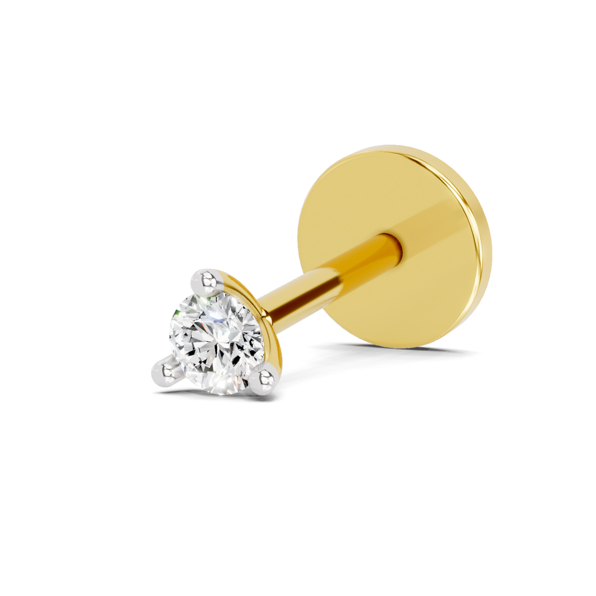 0.2 Carat Diamond Nose Pin 14K