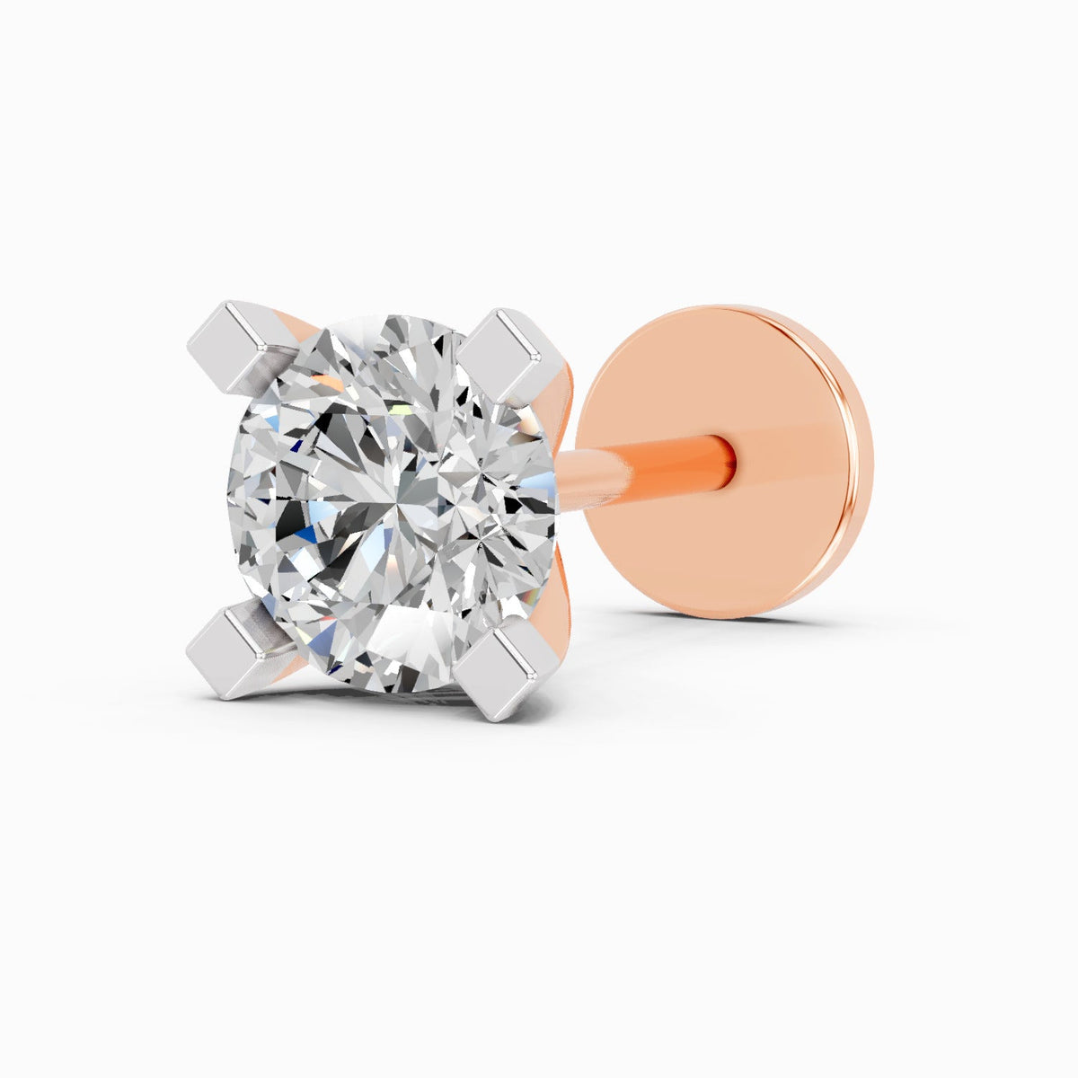 Eternal Solitaire Diamond Nose Pin