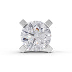 0.35 Carat 4 Prong Solitaire Diamond Nose Pin 14K