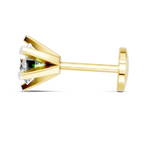 0.35 Carat Nose Pin 14K Screw