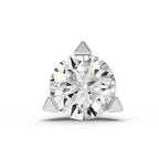 0.5 Carat Solitaire Diamond Nose Pin 14K