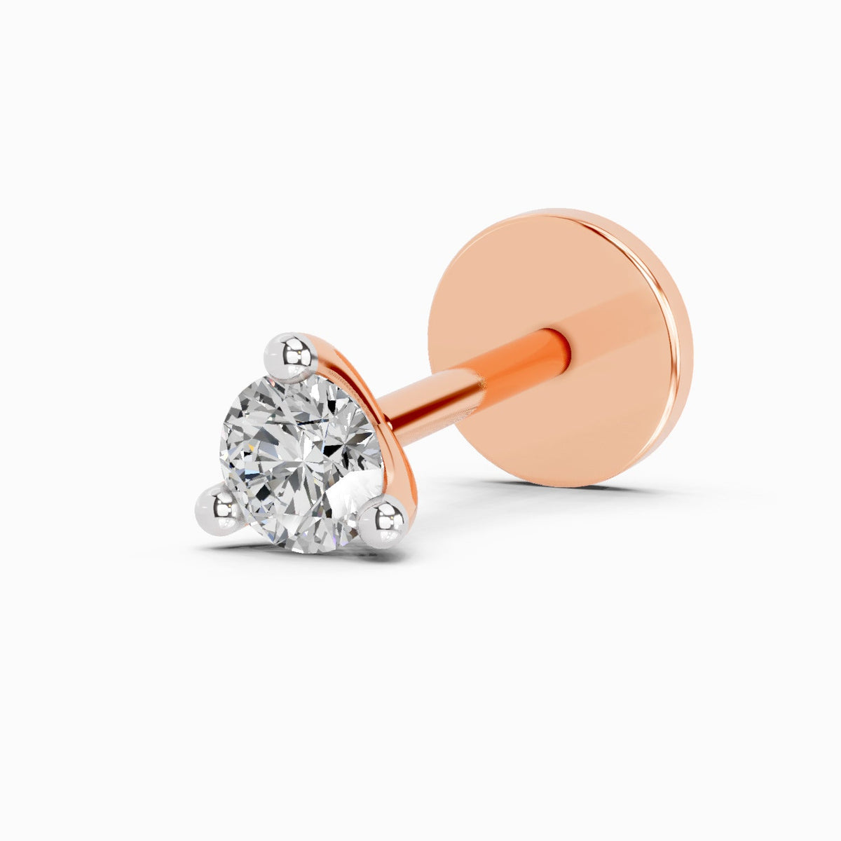 Regal Solitaire Diamond Nose Pin