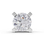0.10 Carat Solitaire Diamond Nose Pin 14K