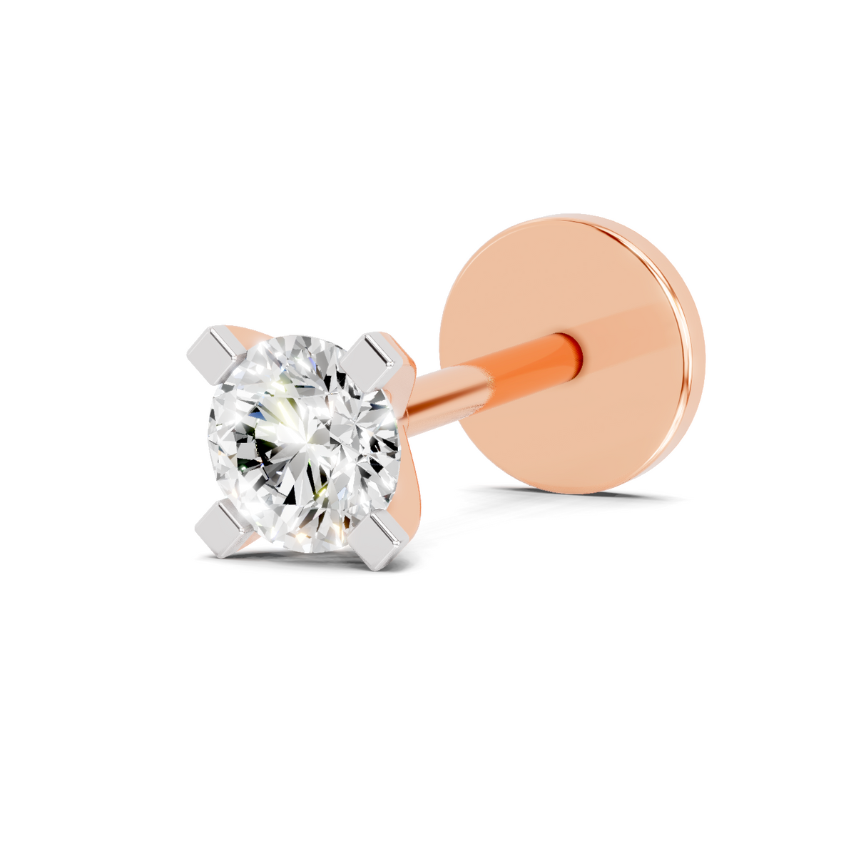 Dazzling Eterna Diamond Nose Pin