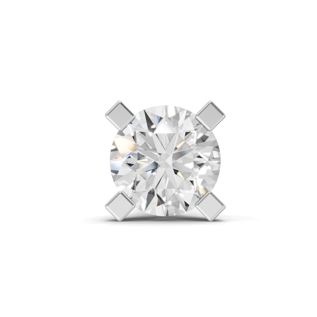 0.15 Carat Eterna Shine Diamond Nose Pin 14K Screw
