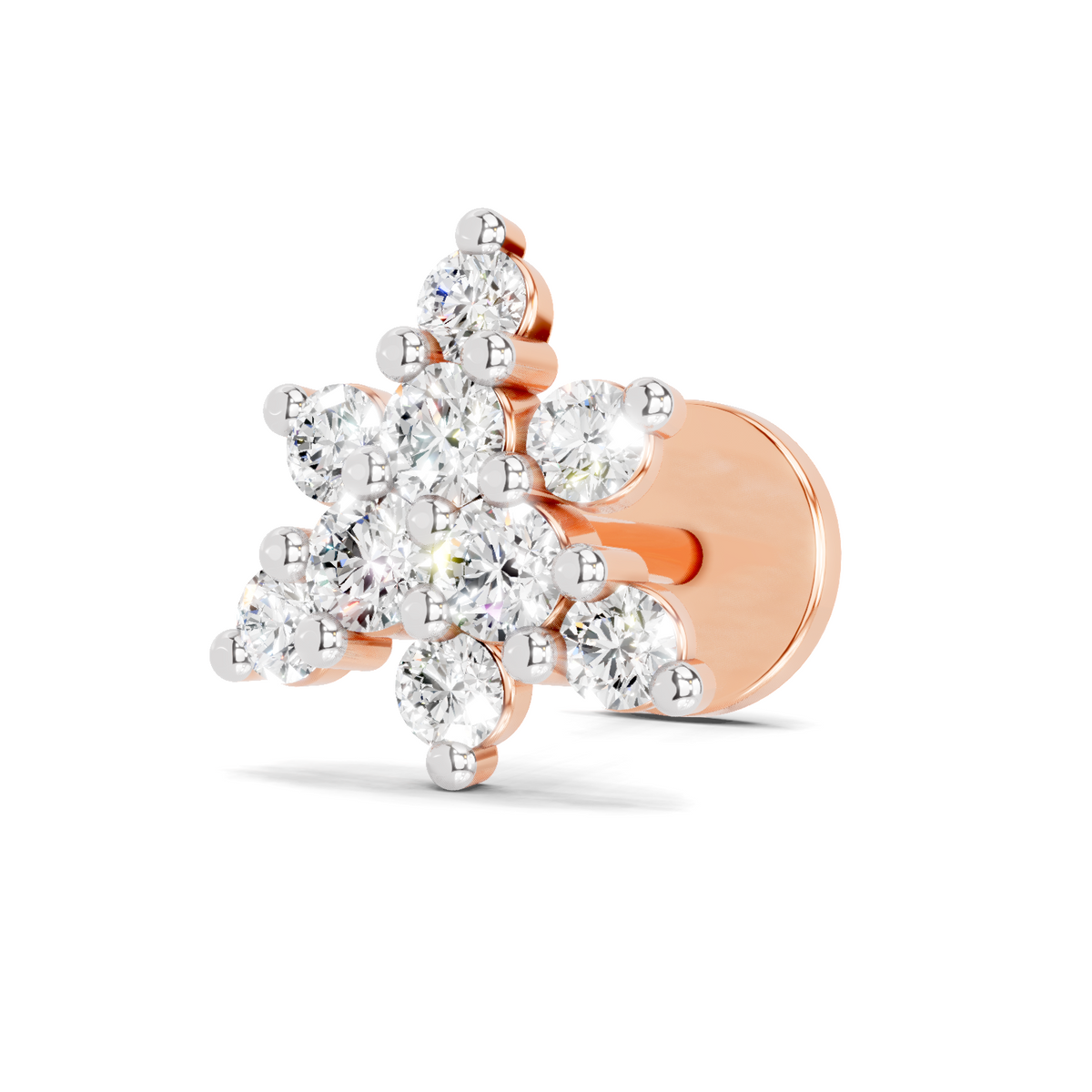 Sparkling Diamond Nose Pin