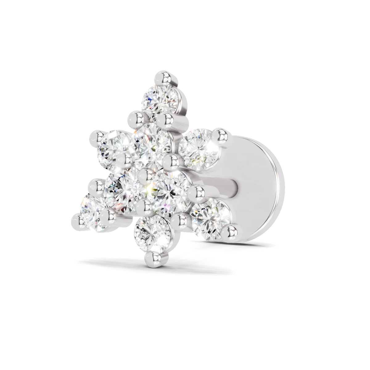 Sparkling Diamond Nose Pin