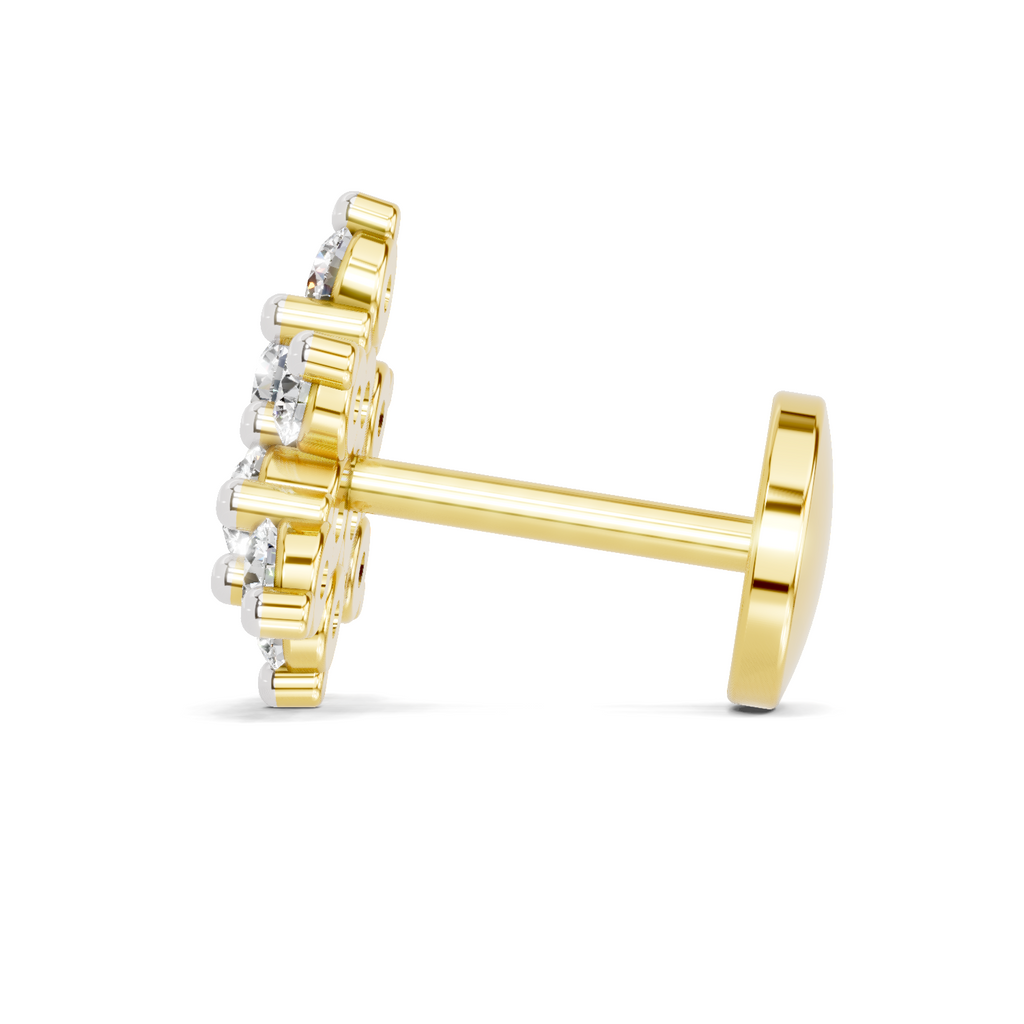 0.17 Carat Twinkle Diamond Nose Pin 14K