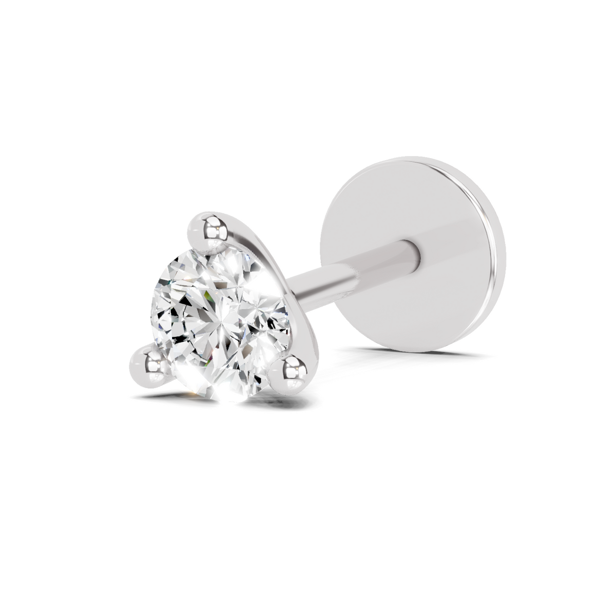 Brilliant Solitaire Diamond Nose Pin