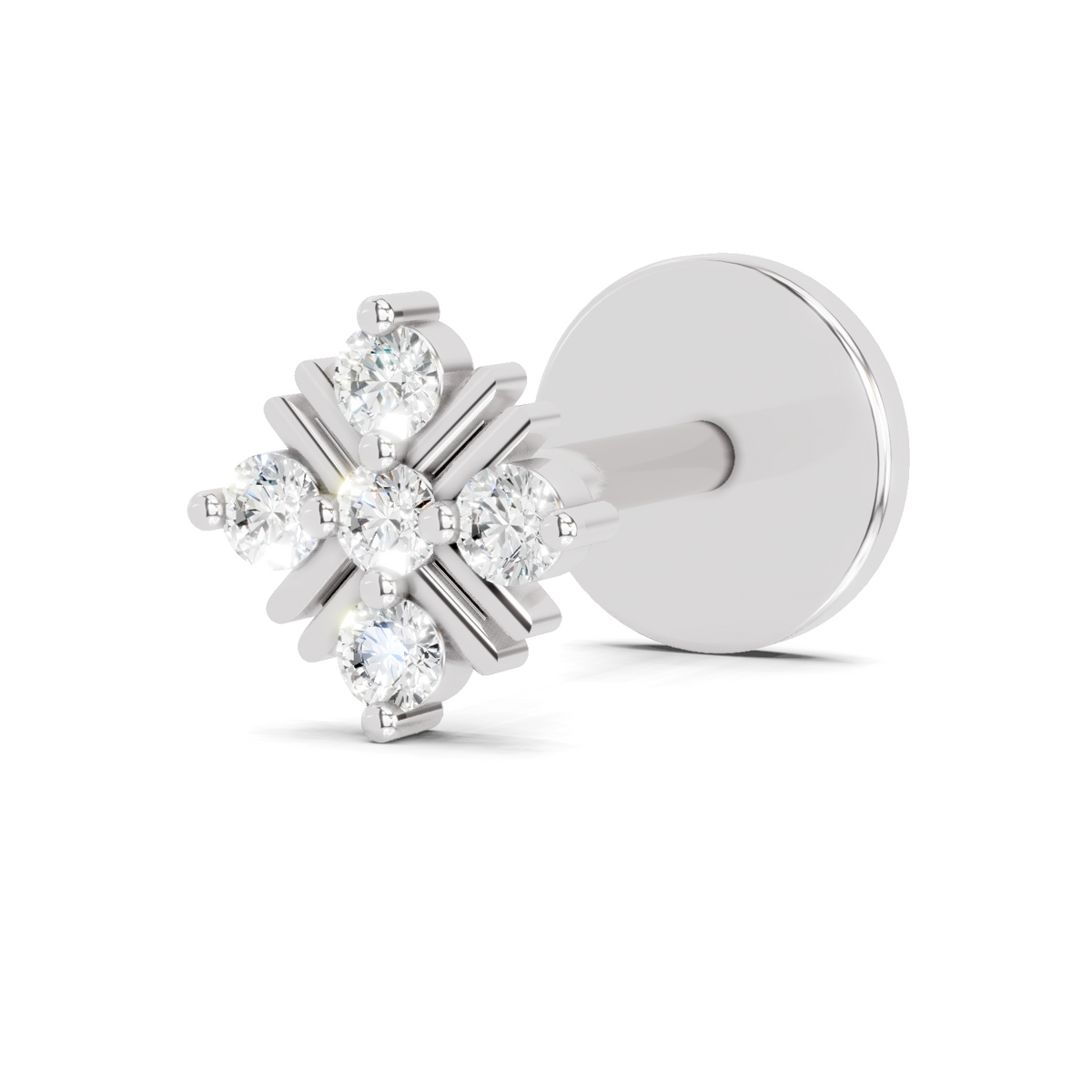 Majestic Diamond Nose Pin