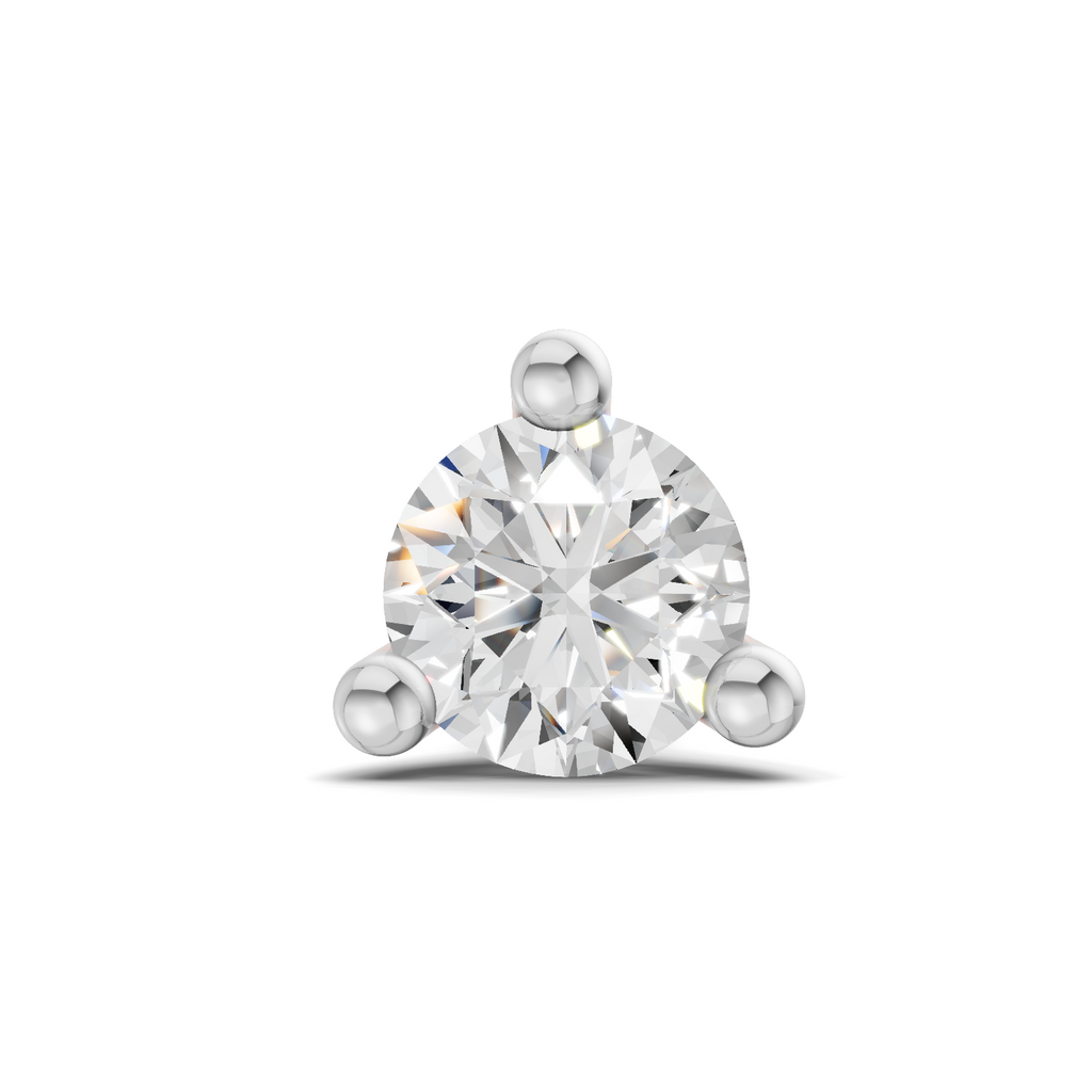 0.15 Carat Celeste Solitaire Diamond Nose Pin 14K