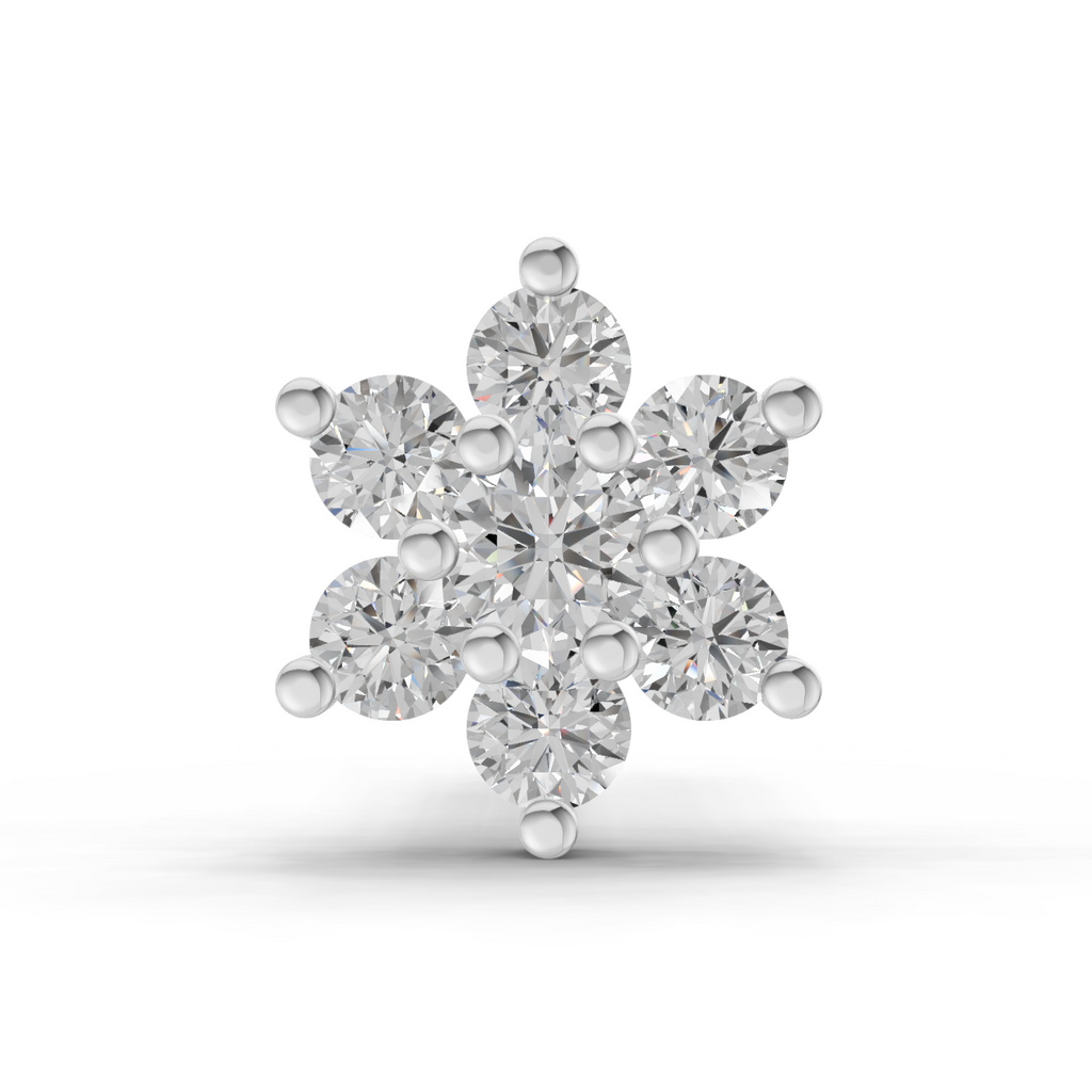 0.11 Carat Nose Pin 14K