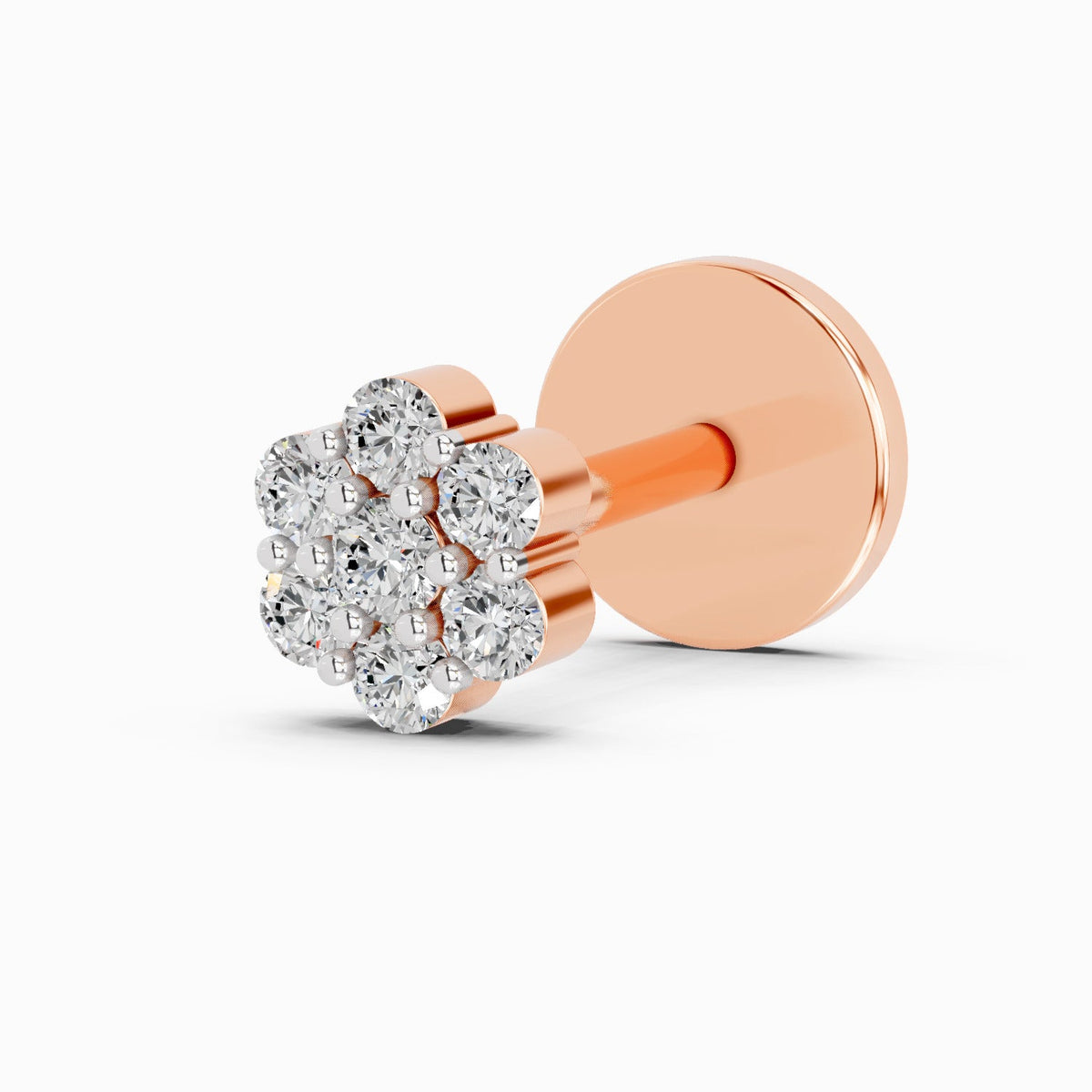 Eternal Floral Diamond Nose Pin
