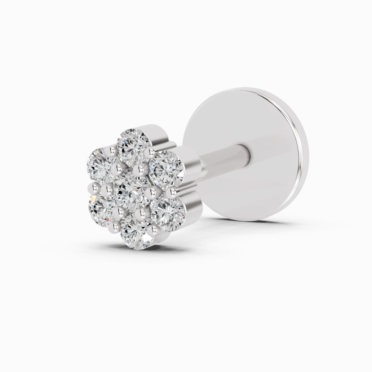 Eternal Floral Diamond Nose Pin