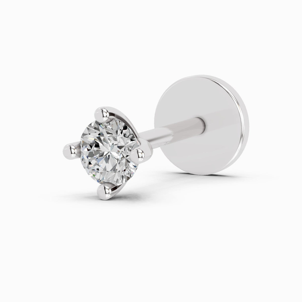Opulent Solitaire Heritage Diamond Nose Pin