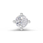 0.03 Carat 4 Prong Solitaire Diamond Nose Pin 14K